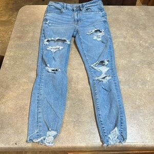 Women’s American Eagle super high-rise jeggings size 6 short i